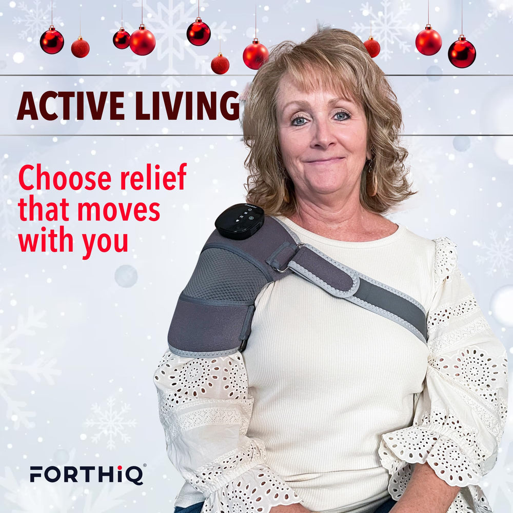 FORTHiQ Red+ knee massager memory display remembers last settings