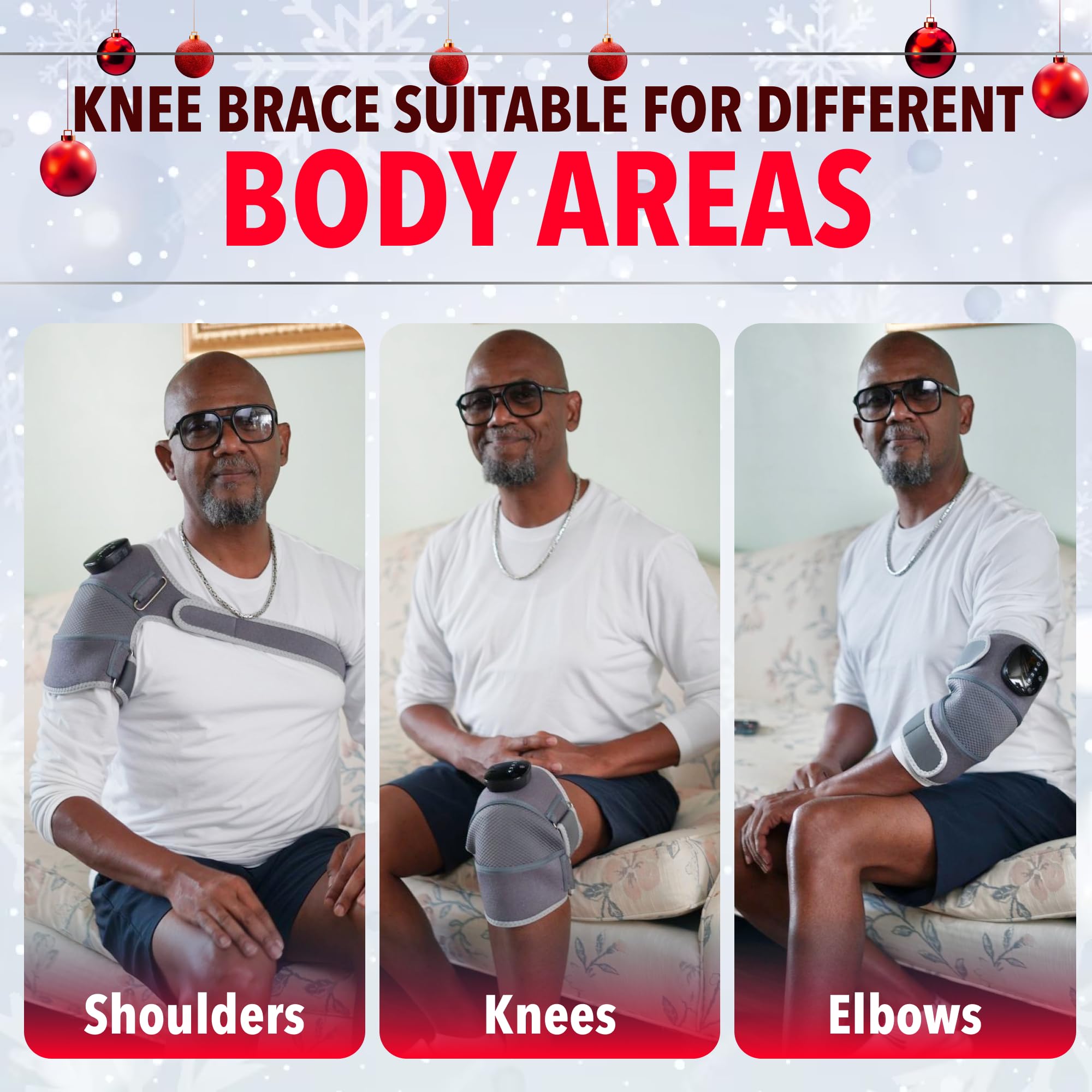 FORTHiQ Red+ knee massager compact travel-friendly design