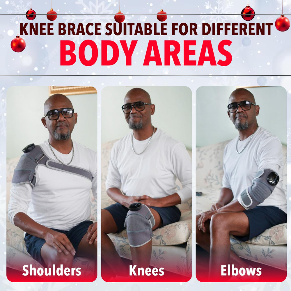 FORTHiQ Red+ knee massager compact travel-friendly design