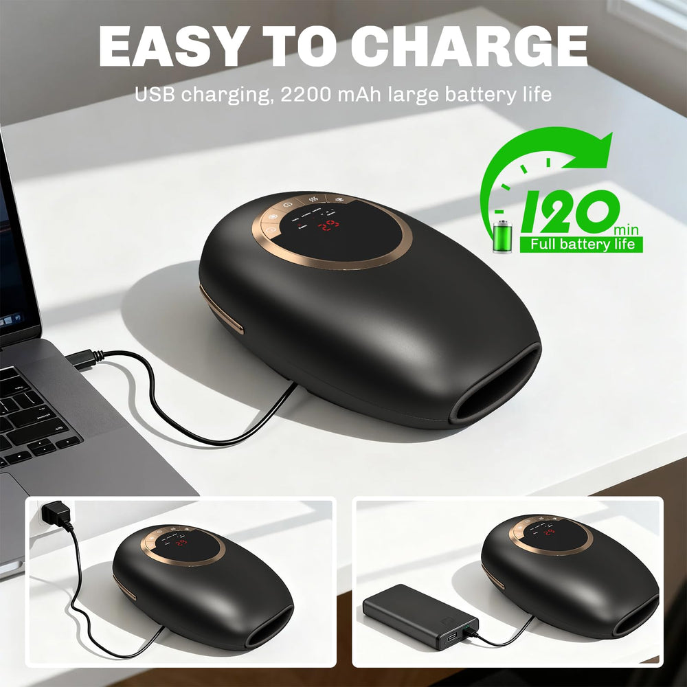 Foruisin hand massager timer options provide convenient session control.