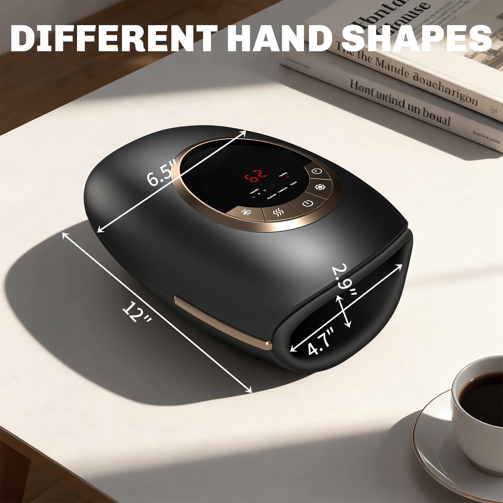 Foruisin hand massager USB rechargeable with long-lasting battery for daily use.