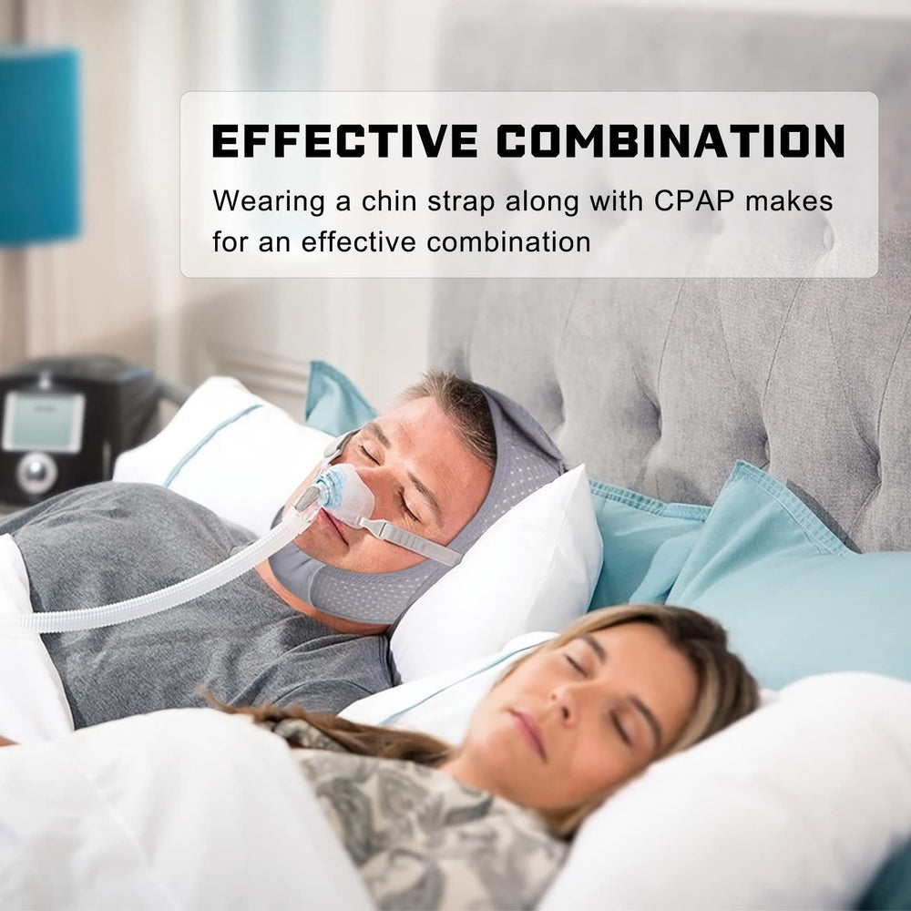 Forzacx grey chin strap complements sleep setups while staying discreet.