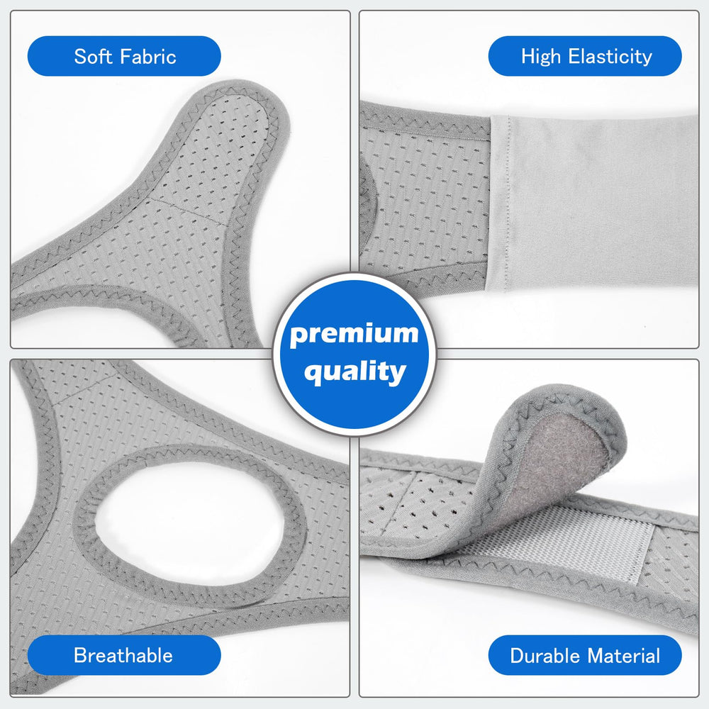 Forzacx lightweight breathable snore strap stays cool and comfortable all night.