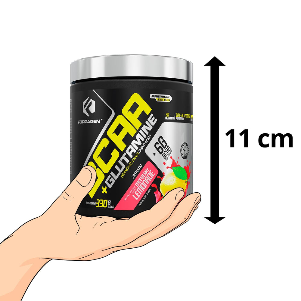 Forzagen BCAAs glutamine powder used after workout for recovery support