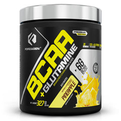 Forzagen BCAAs powder tub with flavorful formula for muscle recovery and energy.