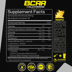 Forzagen BCAAs scoop shows convenient measuring for pre- and post-workout use.