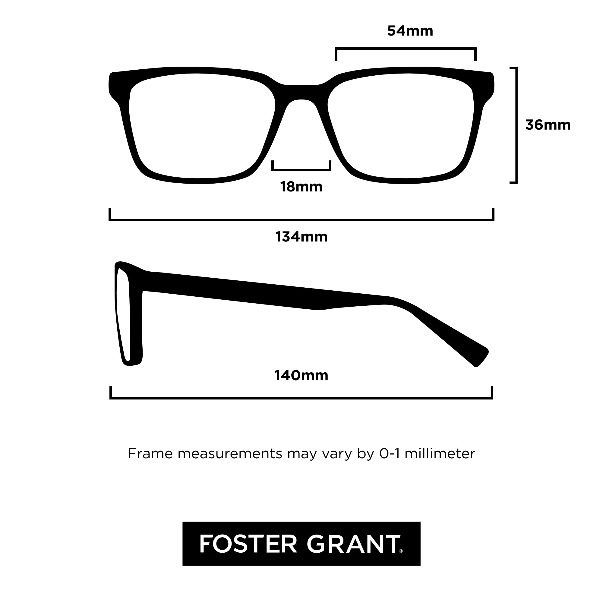 Foster Grant Conan shiny tortoise-Transparent frames offer modern style and practical versatility.