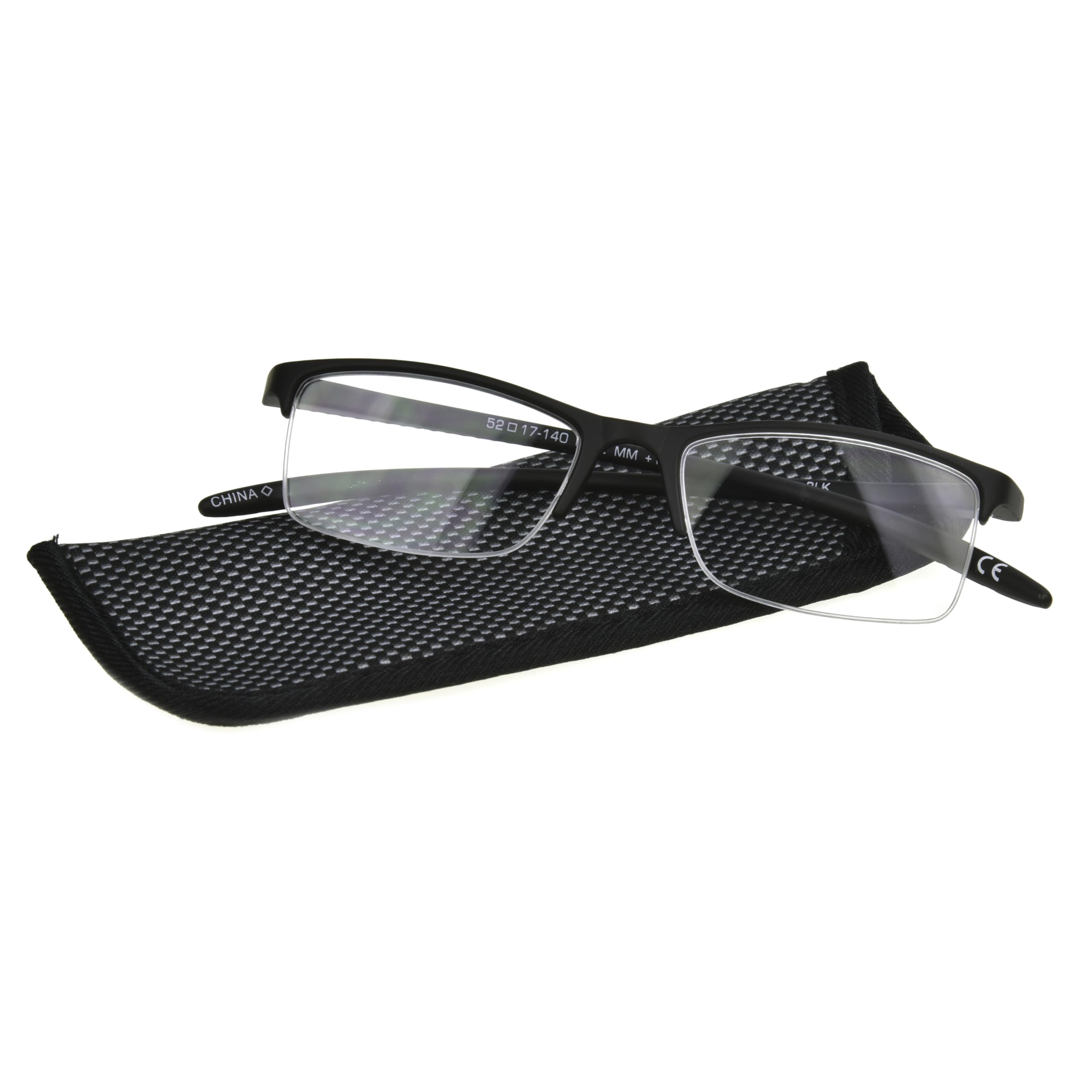 Foster Grant Paolo included case and cleaning cloth protect glasses on the go.