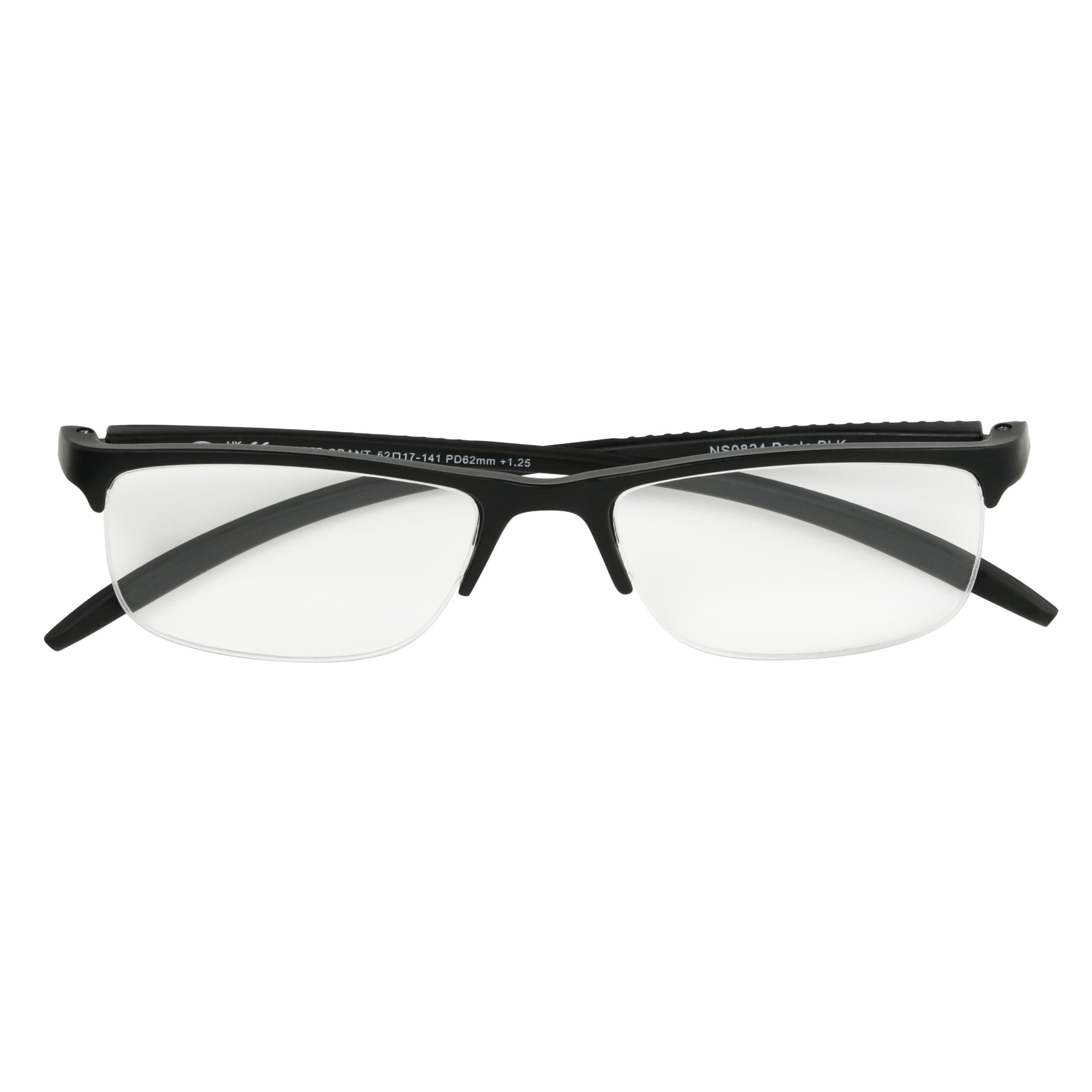 Model wearing Foster Grant Paolo glasses demonstrates versatile fit and style.