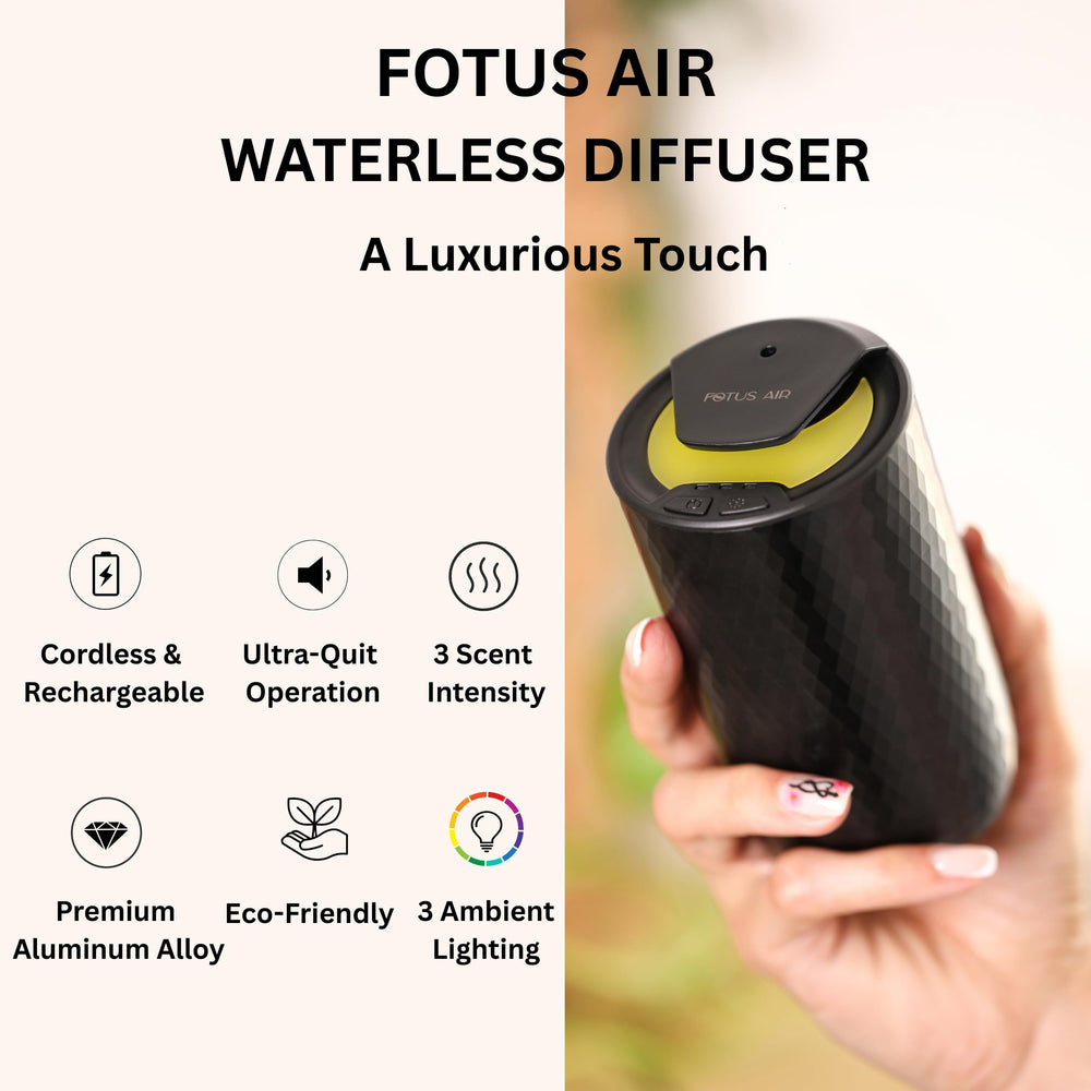 FOTUS AIR portable cordless diffuser ideal for car travel