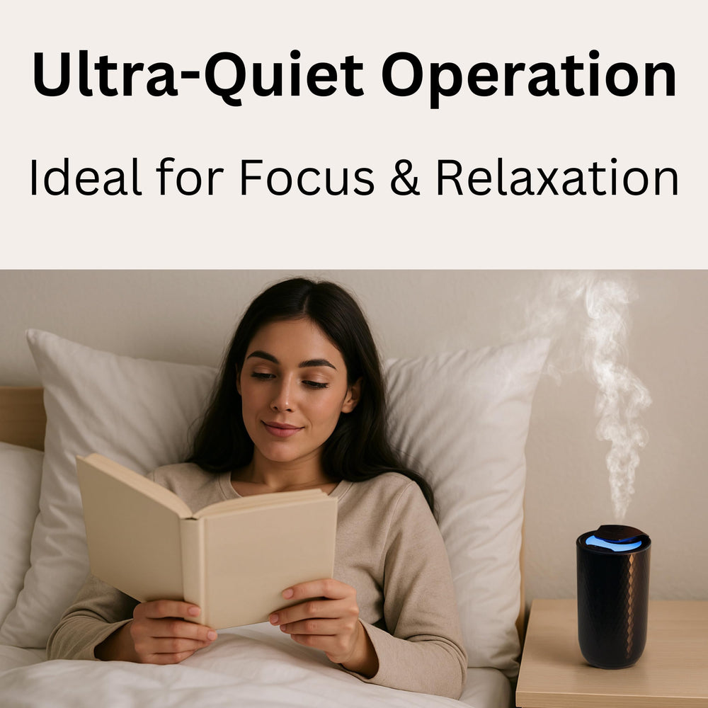 FOTUS AIR delivers silent aromatherapy for focus and relaxation