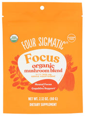 Four Sigmatic Focus Blend Lion's Mane bottle offers decaf focus support for daytime tasks.