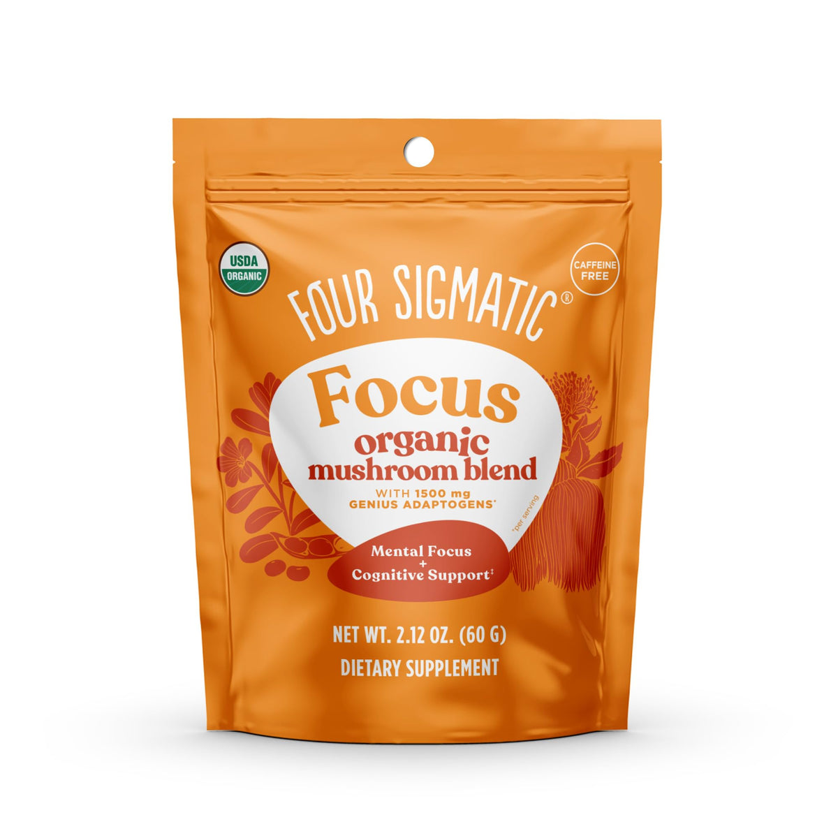 Four Sigmatic Focus Blend Lions Mane powder for sharper study focus