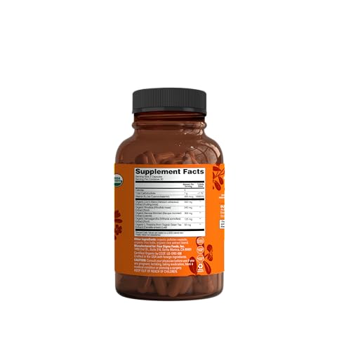 Four Sigmatic Focus bottle on wooden surface with clean design