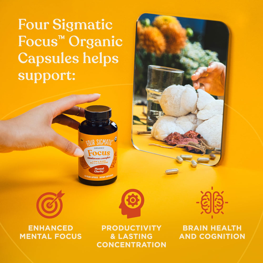 Vegan capsule on white background