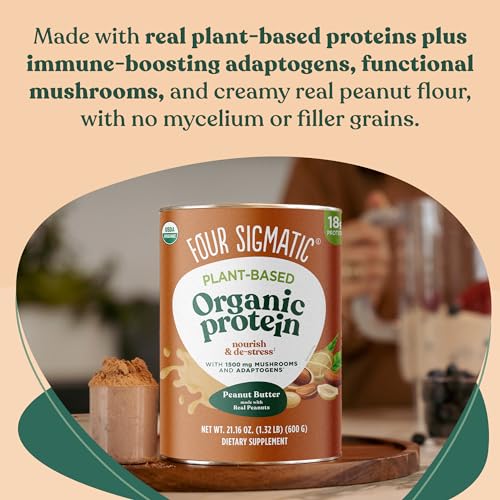 Four Sigmatic Lion’s Mane mushrooms blend image emphasizing mushroom-rich nutrition