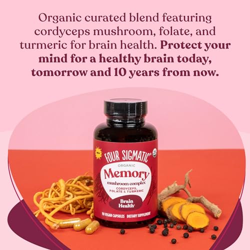 Four Sigmatic label detail highlighting cordyceps and gotu kola for cognitive support.