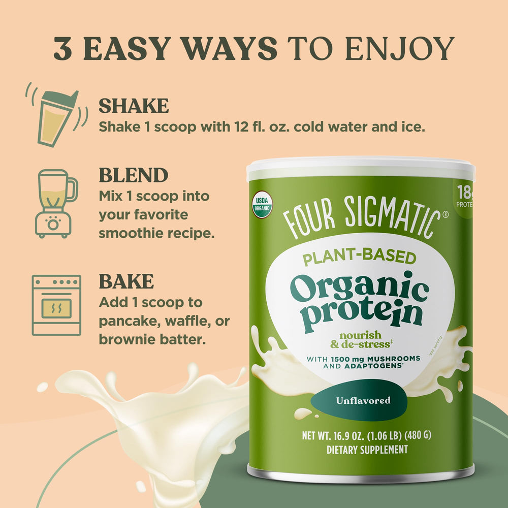 Organic coconut palm sugar and lucuma in the sweetener blend.