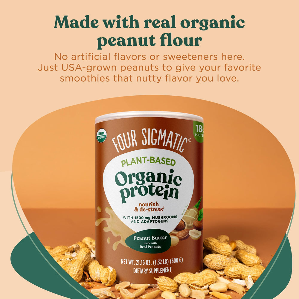 Four Sigmatic recyclable container packaging illustrating eco-friendly design