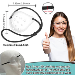 FOWSRHRG breathable eye patch for sleep, comfortable daily recovery wear
