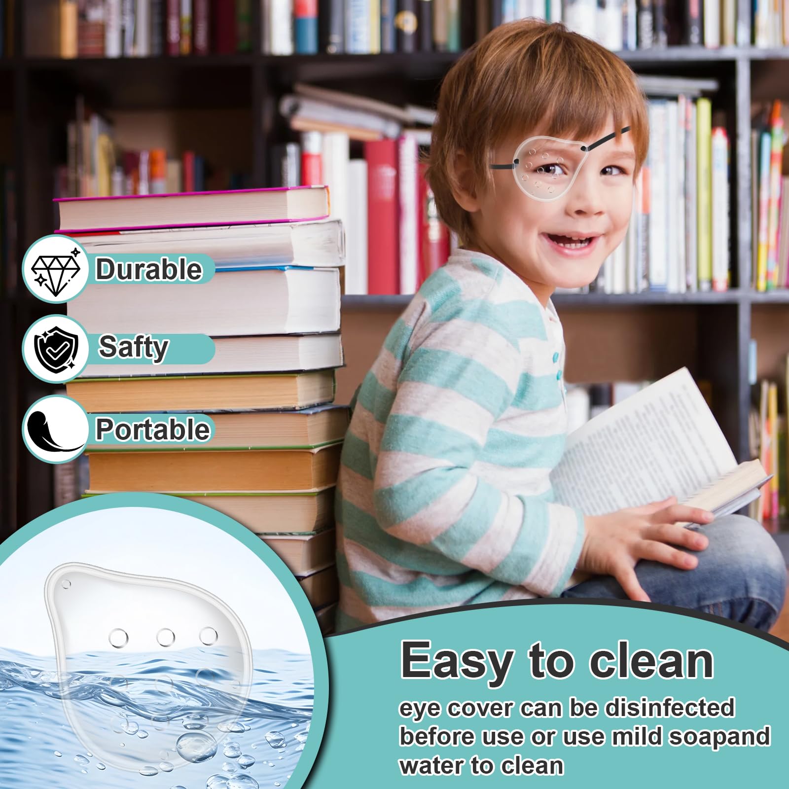 FOWSRHRG duo-pack eye shields, convenient overnight protection