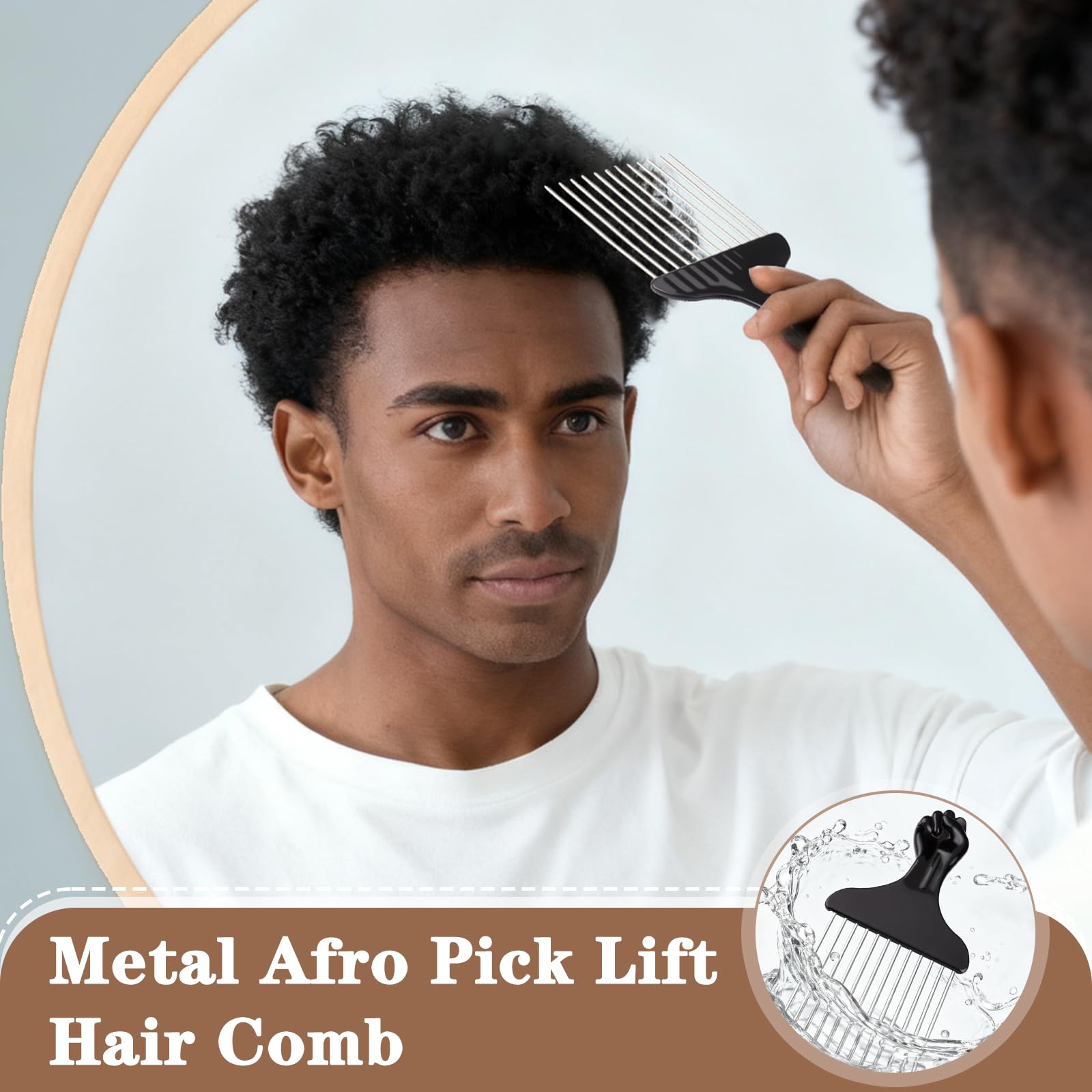 FOWSRHRG-esponja-rizos-silicona: crea volumen y textura sin dañar el cabello.