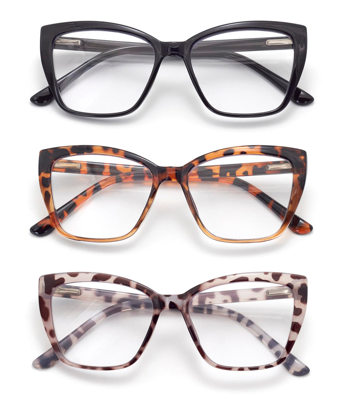 Gafas FoxMook de lectura estilo ojo de gato para lectura diaria y estilo.