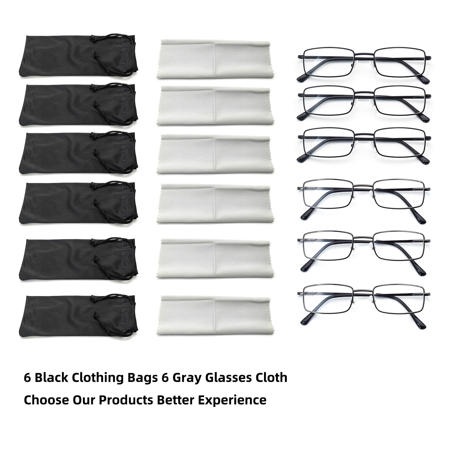 Gafas FoxMook de marco negro para estilo clásico y discreto.