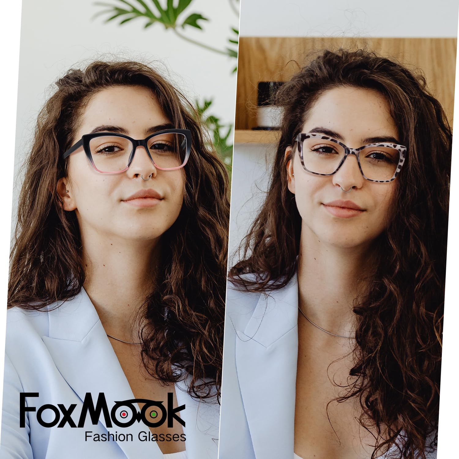 FoxMook glasses with 51mm lens width provide balanced fit.