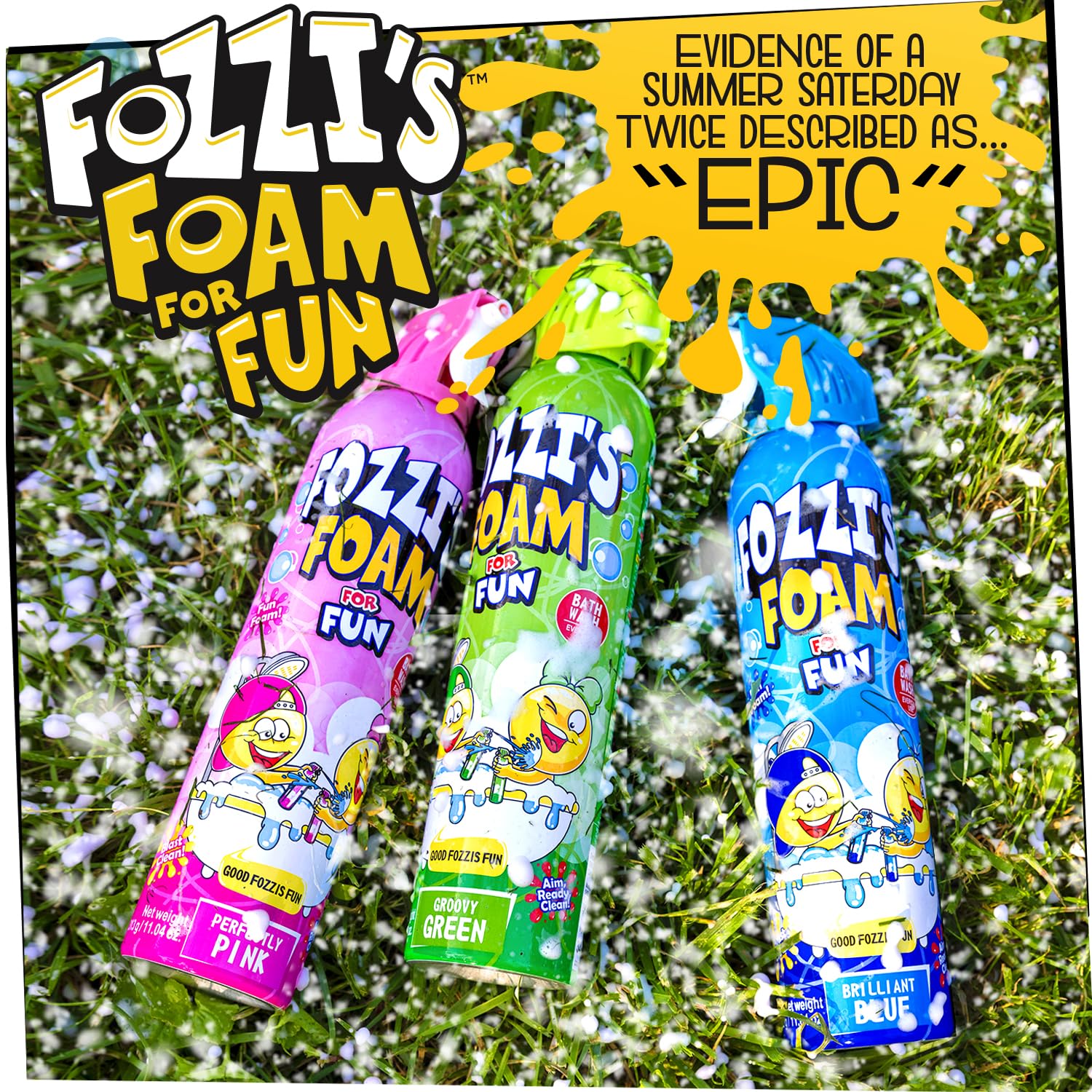FOZZI'S Perfectly Pink bottle with colorful scents captures kids' attention.