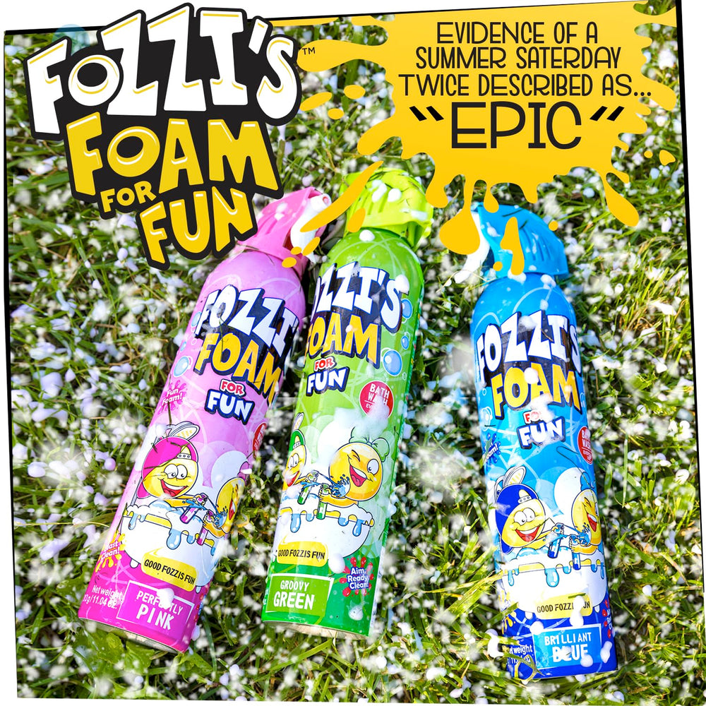 FOZZI'S Perfectly Pink bottle with colorful scents captures kids' attention.
