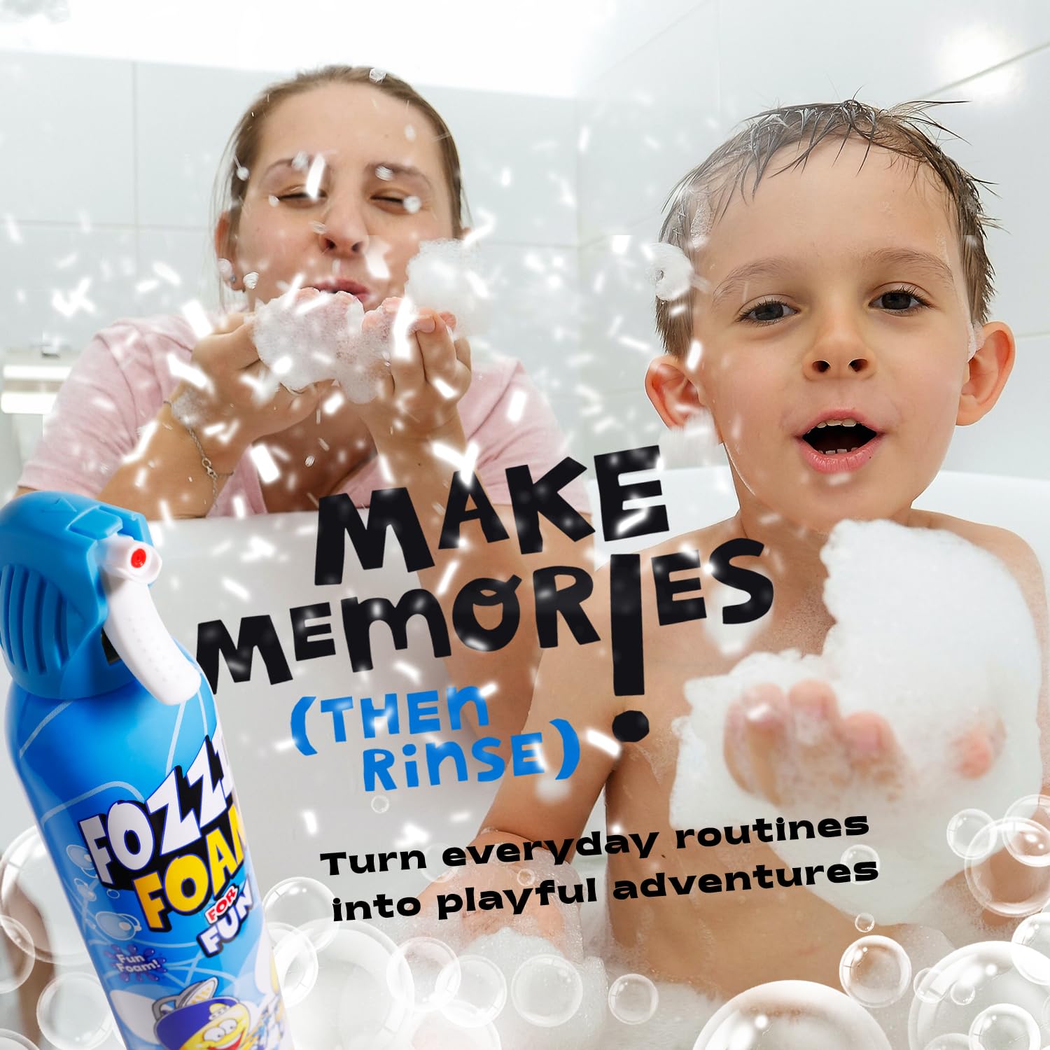 FOZZI'S Perfectly Pink gift-pack foaming wash ideal for birthdays.