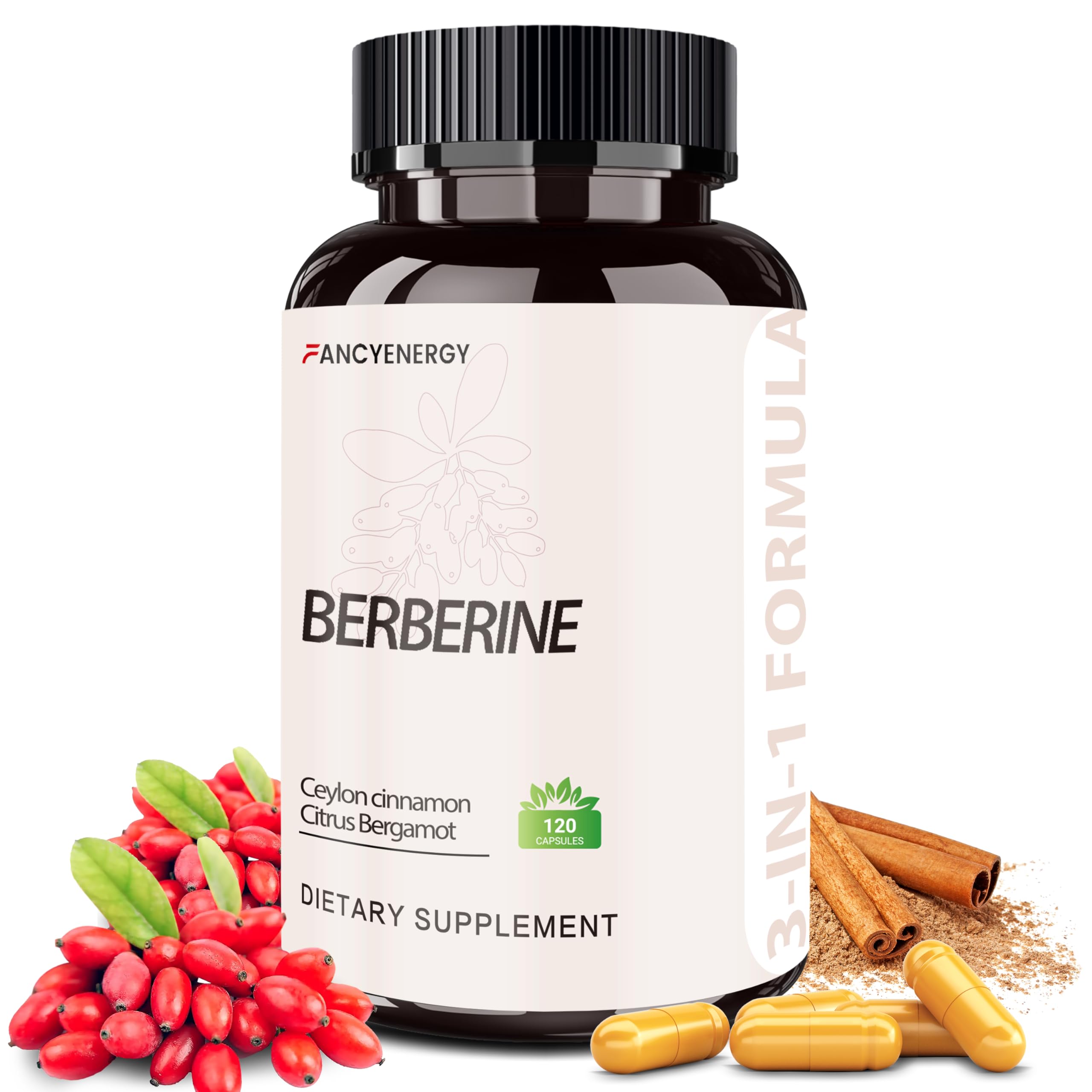 FraFr.gancia berberine bottle front for daily wellness.