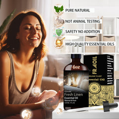 FRAOIL amber glass bottle protects scent from light and degradation.