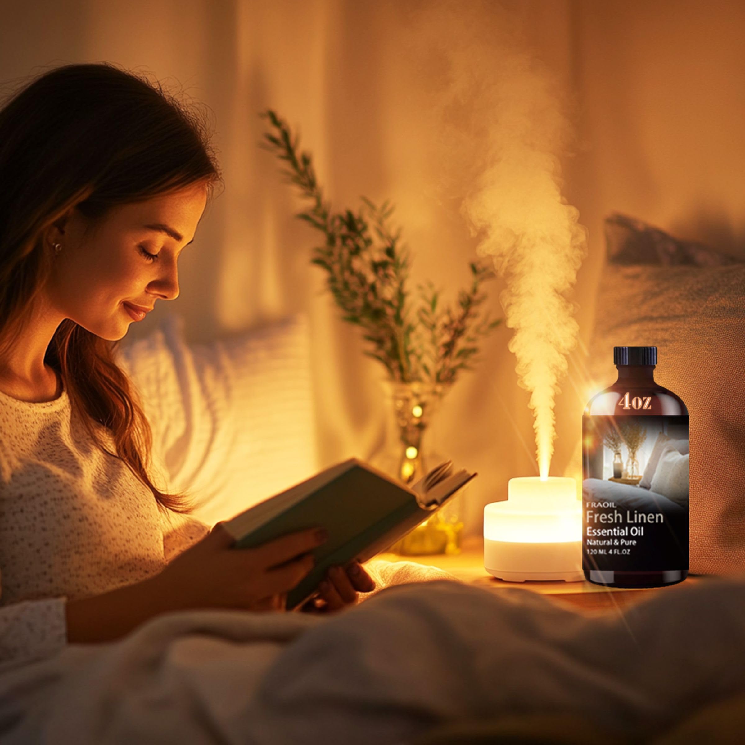 FRAOIL DIY perfume with Fresh Linen for personal scent.