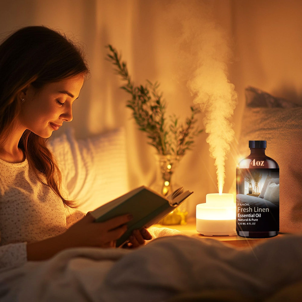 FRAOIL DIY perfume with Fresh Linen for personal scent.