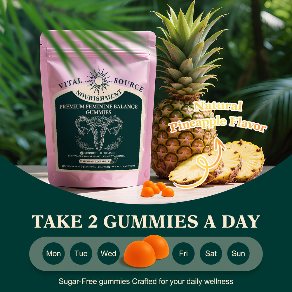 Fravonique Probiotic Gummies Women ingredients section highlights vegan gluten-free sugar-free