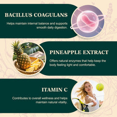 Fravonique Probiotic Gummies Women pineapple flavor closeup showcases tasty daily probiotic option
