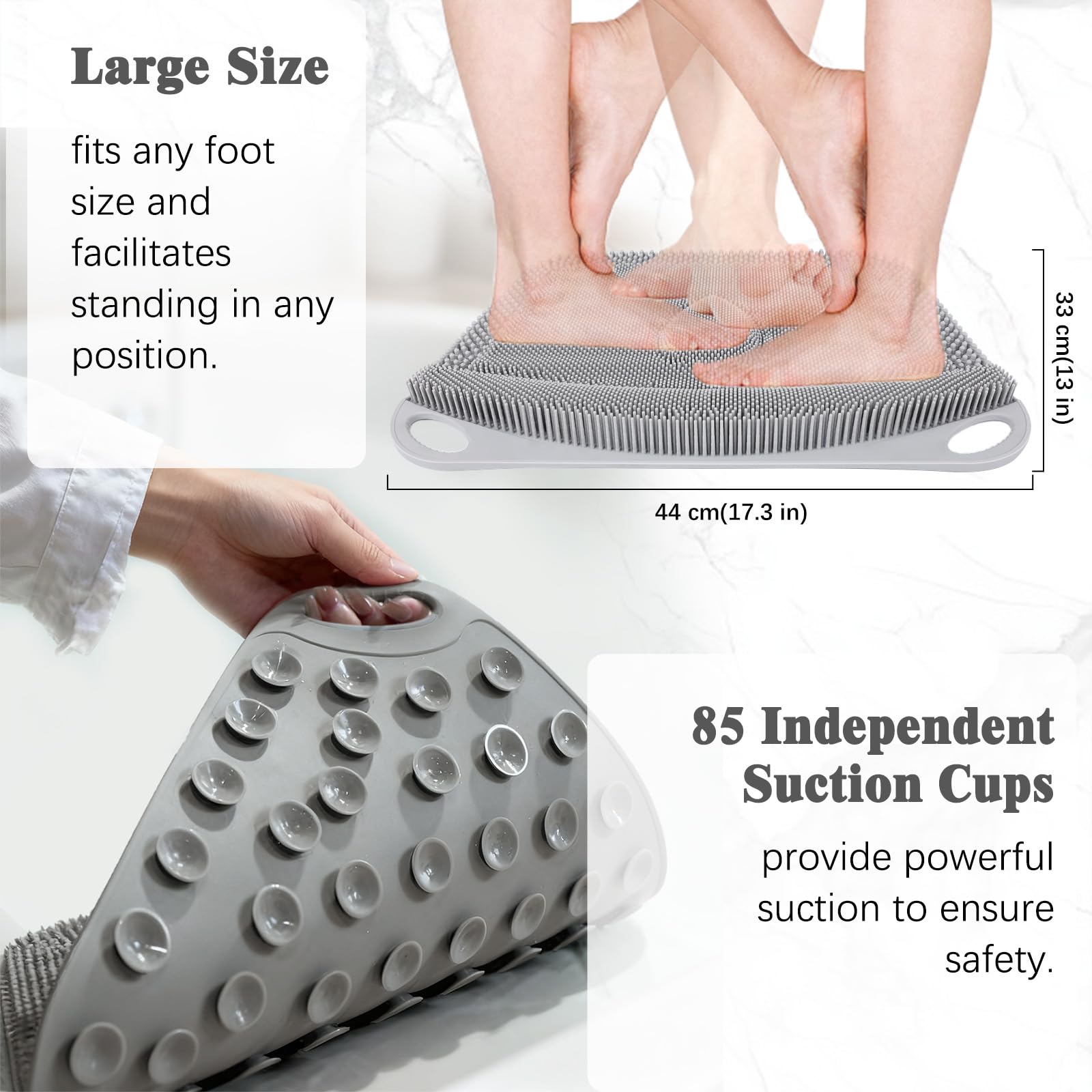 FREATECH foot care arches and nodules target cleaning and smoothing rough skin.
