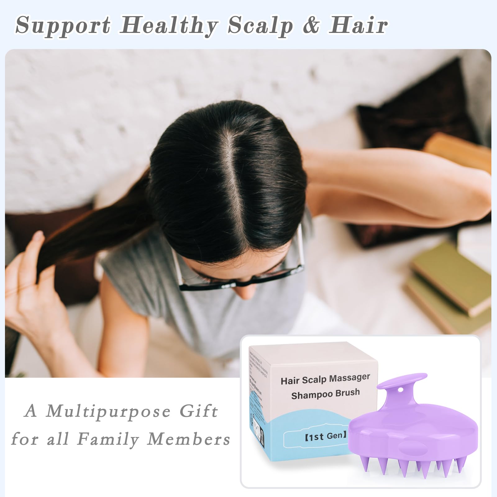 FREATECH tourmaline-teeth feature facilitates scalp circulation.