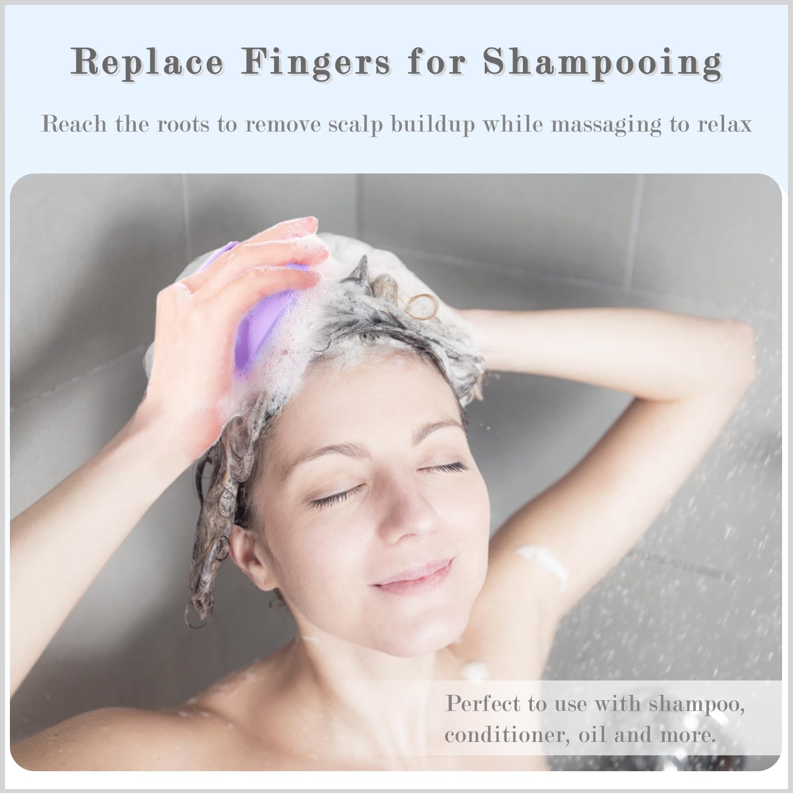 FREATECH massager suitable for pets during bath or grooming.