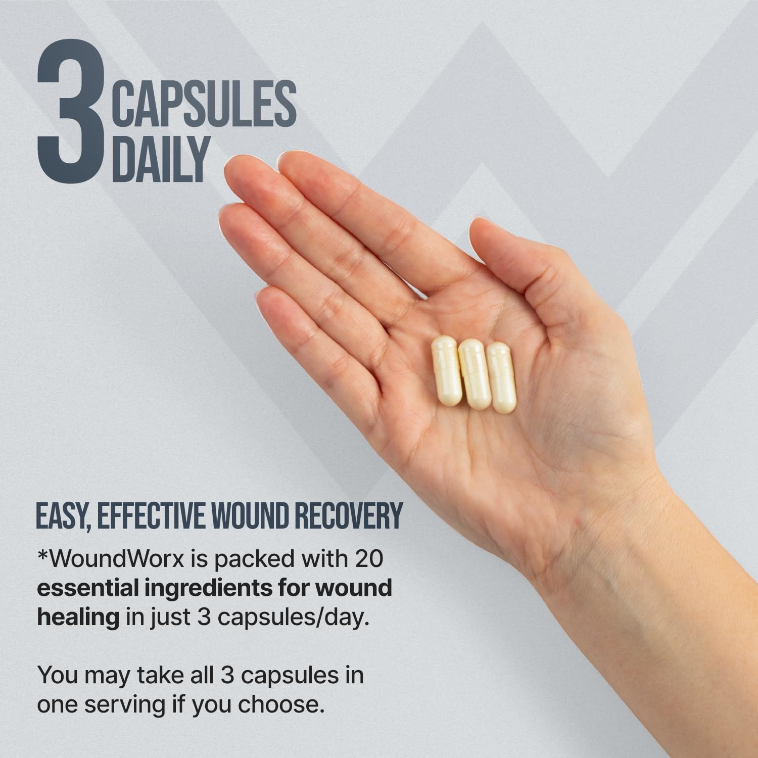 Free Life Labs WoundWorx international vial suggests global quality control.