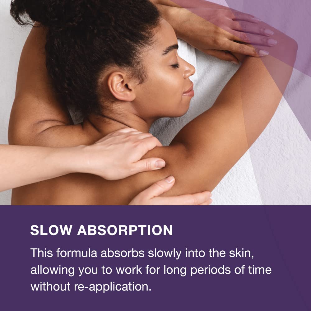 Free-Up cream spreads smoothly for soft tissue work and gentle glide.