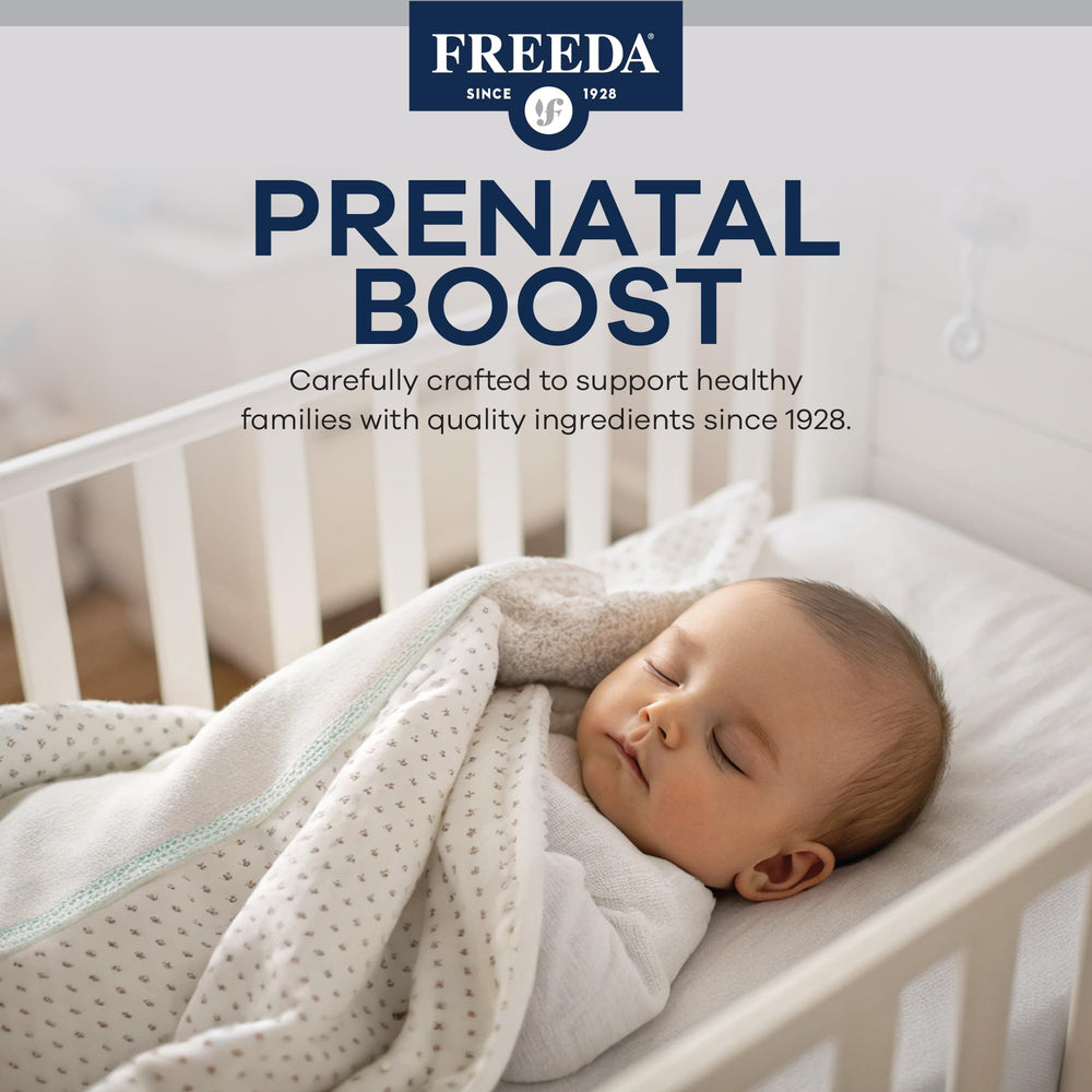 FREEDA Mini Prenatal baby-health concept portrays maternal wellness during pregnancy.
