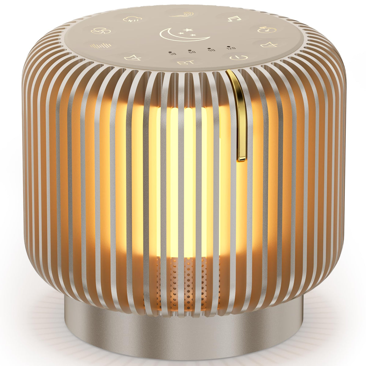 Freefish upgraded white-noise sound machine front view for sleep and focus.