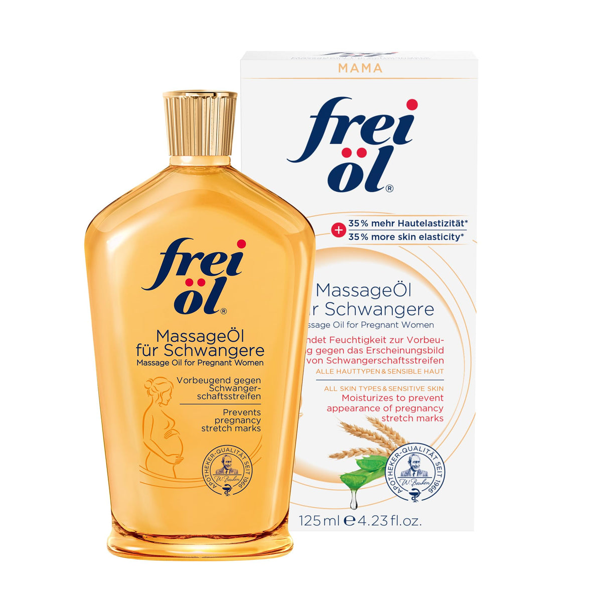 frei öl pregnant massage oil belly application supports gentle skin nourishment during pregnancy