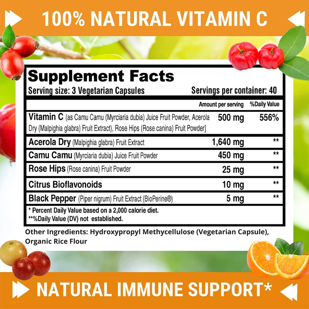 Fresh Healthcare acerola cherry fruit reinforces natural vitamin C source