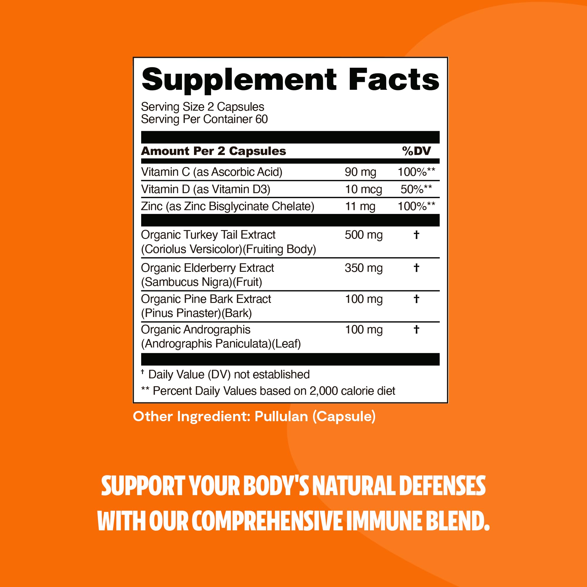 FreshCap turkey tail mushroom capsules for ongoing immune support