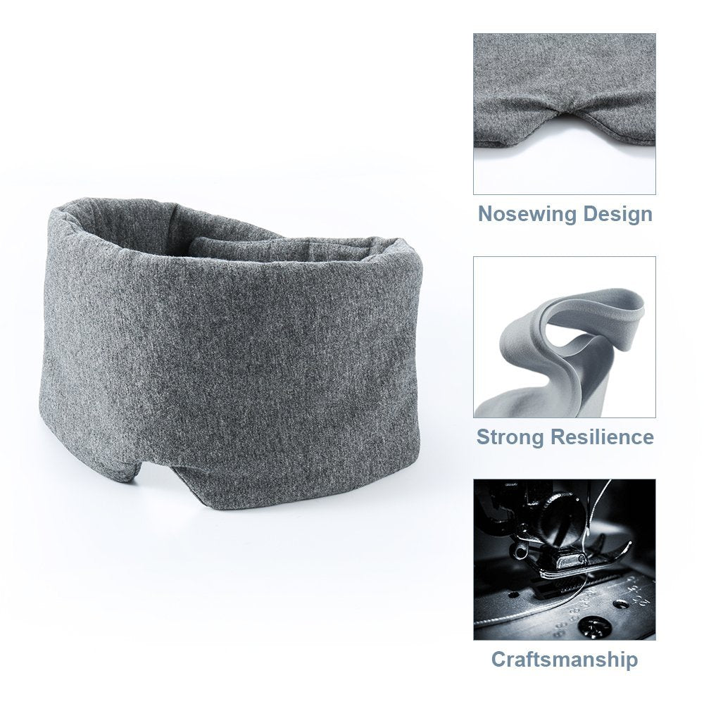 Grey color Freshme eye mask adds neutral style for rest