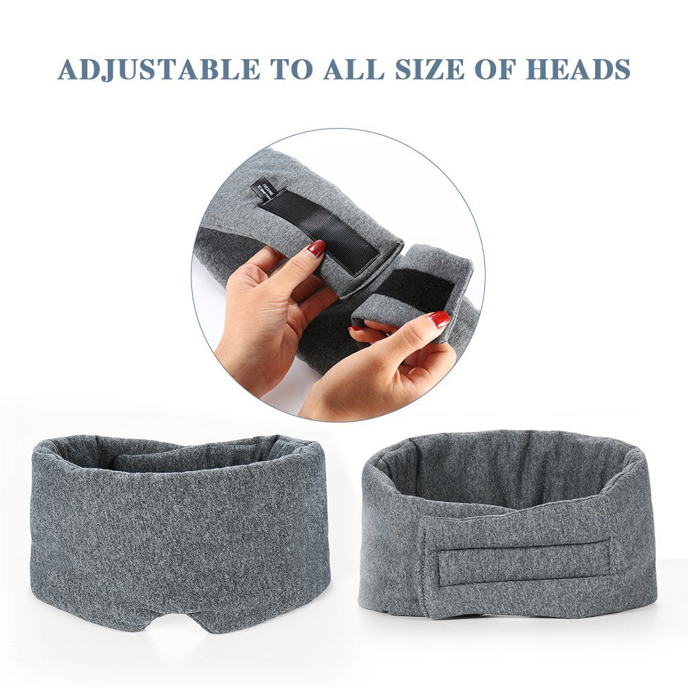 Travel-ready Freshme mask blocks light on planes and during naps